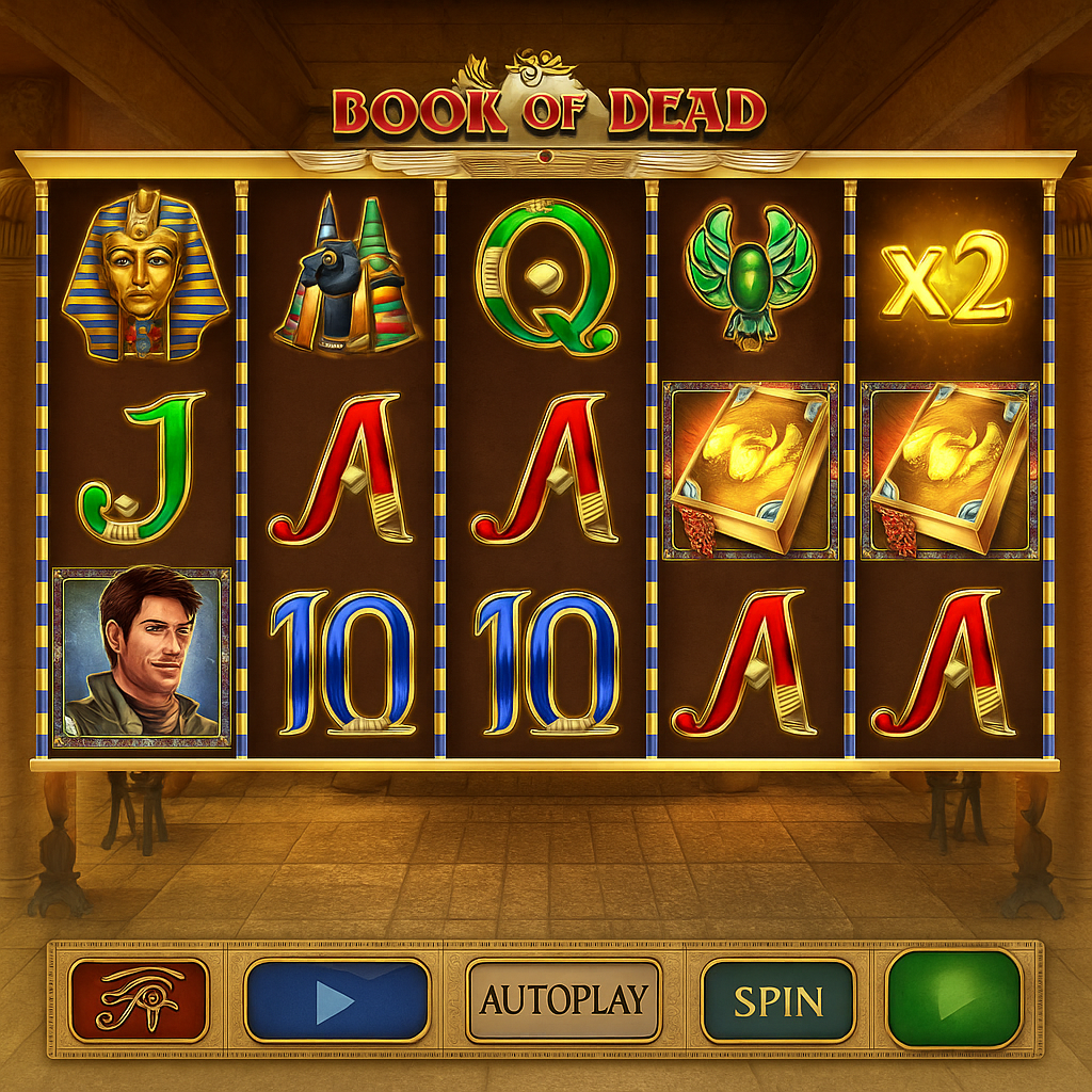 BDMBet - Book of Dead Slot Game - Egyptian Adventure Slot