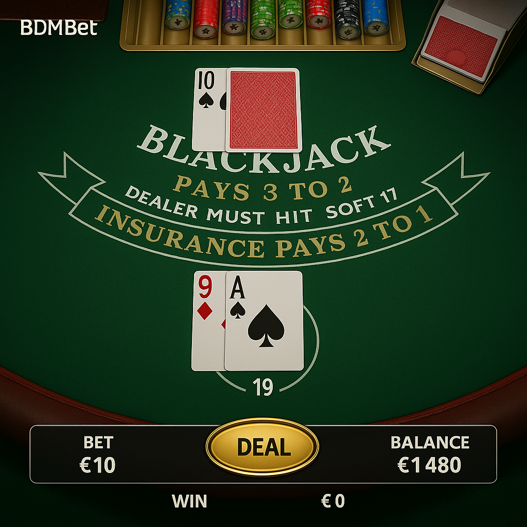 BDMBet - Blackjack - Stratégie et Sides Bets Classiques